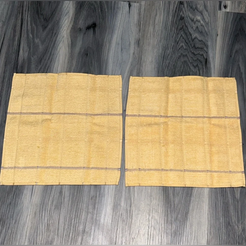 Kenzo Beige Wash Cloth Set of 2